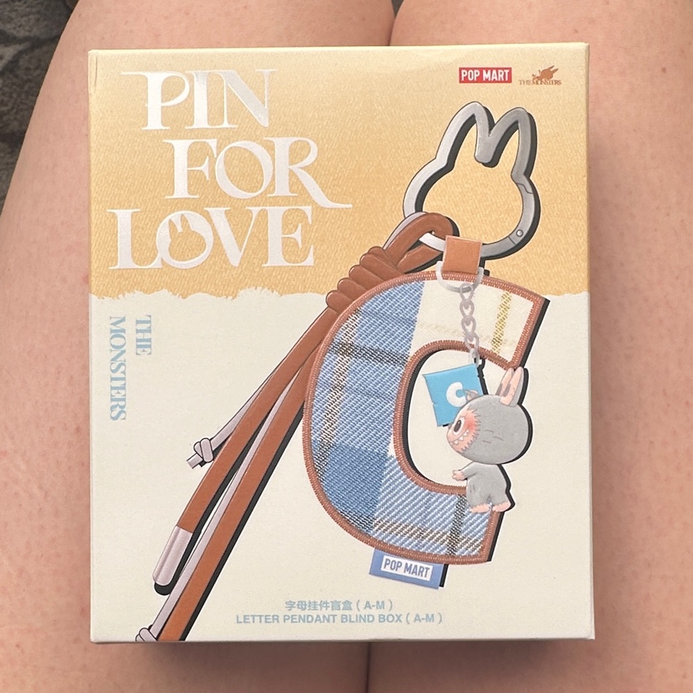 Pop Mart Pin for Love Pendant Blind Box A-M New Sealed